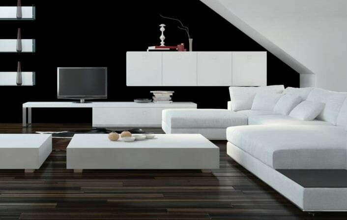 Kontrastne boje u prostoru dnevne sobe