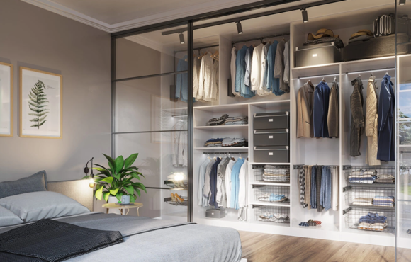 Praktično i funkcionalano dizajniran garderober