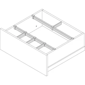 Nosač profila za unutrašnju podelu za fioke Grass antracit S Nova Pro Scala 3403673_02