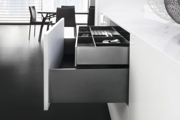 Unutrašnji front za fioku Grass antracit H/185-1160mm-8mm Vionaro 3403682_01