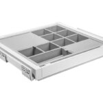 Izvlačna polica za nakit GTV bela 600mm Elite 3405181