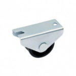 Pvc pravolinijski točkić za nameštaj crni Fi25 3407024