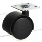 Pvc točkić za nameštaj Hranipex crni Fi40sa pločicom GT05 Riex 3407149