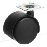 Pvc točkić za nameštaj Hranipex crni Fi50sa pločicom GT05 Riex 3407150