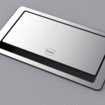 Utičnica Digitel crna/inox 3 B/I 3Pfb 2XBfe FlipUp/Push 3407164
