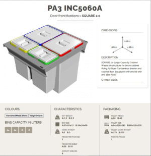 Kanta Elletipi Klizna 2X24L+2X8L(D60) Square 3413008_2