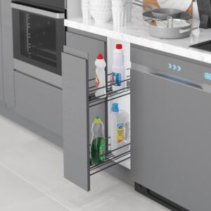 Žičana korpa Starax antracit za element 20cm 3414185