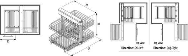 Žičani element ugaoni Starax hrom R50-univerzalni Corner 3414254_01