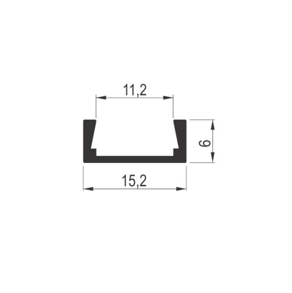 Aluminijumski profil za led 1506 crni-3mnadgradni 3417188_01