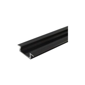 Aluminijumski profil za led U 2206 crni 6mm-2m ukopavajući 3417245