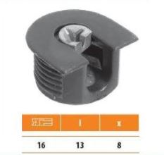 Ekscentar u plastičnoj čauri crni 3419032