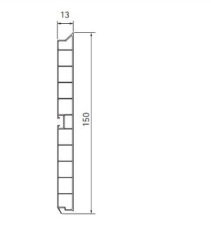 Sokla Volpato 15cm/4m Mod 20. pvc 0101 3421029_02