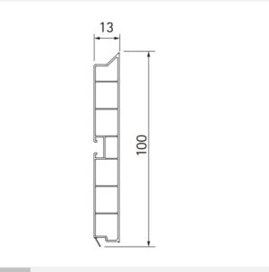 Sokla Volpato crna sjaj 10cm/4m Mod.20 pvc 3421064_02