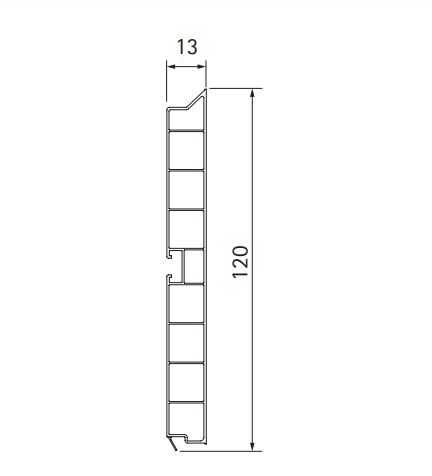 Sokla Volpato 12cm/4m Mod.20 pvc 030 3421085_02
