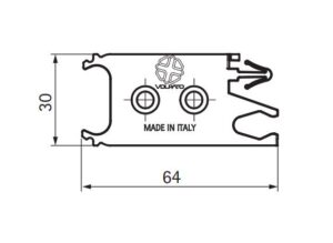 Gola Clap set za fiksiranje(10 kom) Volpato 3421090_02