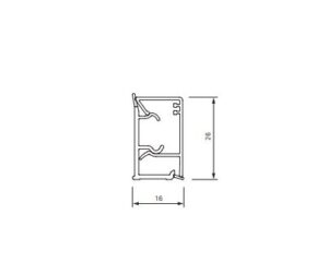 Diht lajsna Volpato alu mat 26X16/4,2m Mod.70 3421099_02