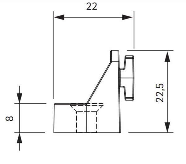 Gola set za fiksiranje vertikalnih profila Volpato 3421158_02