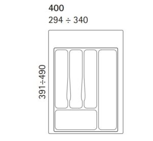 Klaser za escajg Volpato sivi 40cm 3422134_02