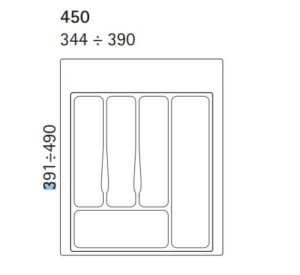 Klaser za escajg Volpato sivi 45cm 3422135_02