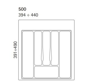 Klaser za escajg Volpato sivi 50cm 3422136_02
