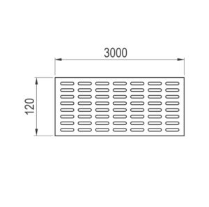 Aluminijumska ventilaciona rešetka S-120mm 3422193_1