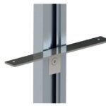 Stili nosač za staklene police Volpato crni 3422277