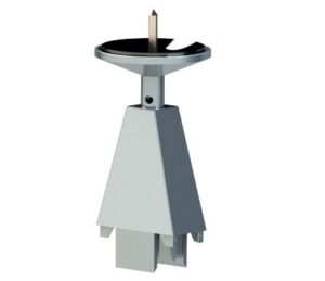 Stili nosač police-plafonski Volpato crni 3422301