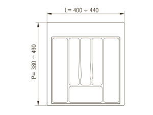 Klaser za escajg Volpato sivi 55cm 3422336_02