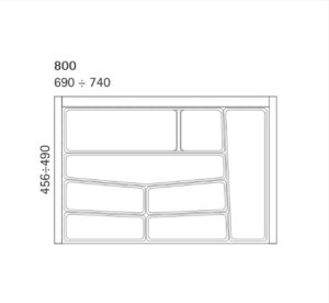 Klaser za escajg Volpato sivi 80cmNew 3422337_02