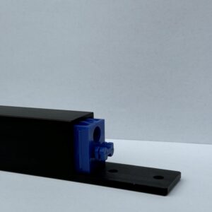 Nosač police zidni L295mm Stili Volpato crni 3422351