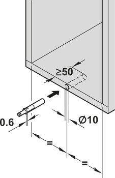 TIP-ON mehanizam za vrata,kratka verzija-crni 3401588_03
