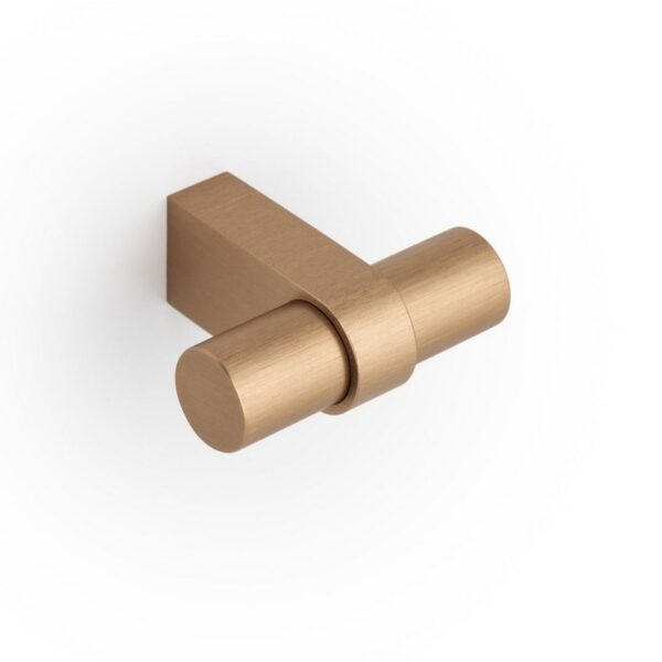 Ručica za nameštaj-T dugme Viefe mesing cava Nobb 3490202